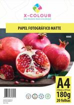 200 folhas papel fotográfico matte 180gr a4