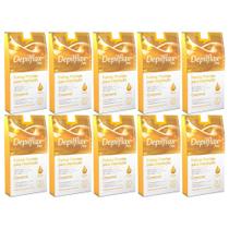 200 folhas prontas para depilacao corporal natural depilflax