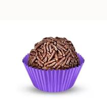 200 Forminhas De Papel Lilas Nº5 Plac Brigadeiros Doces Festas