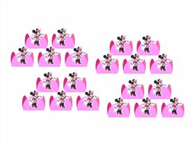 200 Forminhas Minnie Rosa