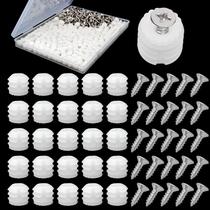 200 insertos plásticos para dobradiças com parafusos MingQiEven 200 insertos plásticos para dobradiças com parafusos MingQiEven