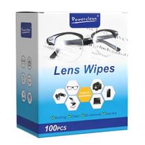 200 Lenços Umedecidos Para Limpeza De Lentes Flanela Umedecido Limpa Óculos Câmera Celular Tela