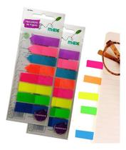 200 Marcador De Pagina Adesivo Maxprint - 45x12 Mm 8 Cores - 1 PAC