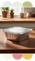 200 Marmitas de Alumínio 220ml P/ Bolos e Empadas 200 Marmitas de Alumínio 220ml P/ Bolos e Empadas