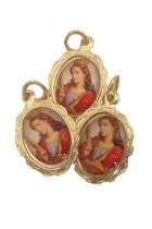 200 Medalha Santa Catarina de Alexandria - 1x2 cm 200 Medalha Santa Catarina de Alexandria - 1x2 cm