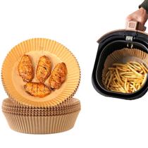 200 Papel Descartável Air Fryer Fritadeira 16 cm Forro Filtro Protetor Antiaderente Forma Forno Elétrico Microondas 200 Papel Descartável Air Fryer Fritadeira 16 cm Forro Filtro Protetor Antiaderente Forma Forno Elétrico Microondas