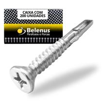 200 parafuso drywall cab chata philips 4.2x57 org. metalico