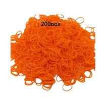 200 Peças Faixas De Borracha Para Faixa De Pulso, Pulseira De Silicone, Kit De Artesanato,