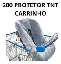 200 Protetor Tnt Descartável Carrinho Supermercado Caderinha - Aradesc