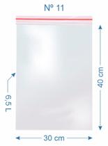 200 Saco Plástico Zip Lock Nº11