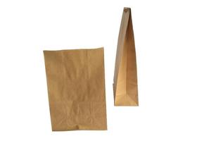 200 Sacos De Papel Para Lanche Kraft Liso 30X18X10Cm - 5Kg