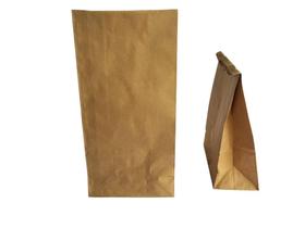 200 Sacos De Papel Para Lanche Kraft Liso 35X19X10Cm - 7,5Kg