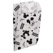 200 Sacos Saquinhos Papel Pipoca Lanche Festa Mickey Mouse