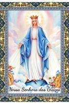 200 Santinho N S Sra Nossa Senhora das Graças (oração no verso) - 7x10 cm