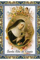 200 Santinho Santa Rita de Cássia (oração no verso) - 7x10 cm