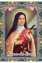 200 Santinhos Novena das Rosas (oração no verso) - 7x10 cm