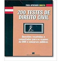 200 testes de direito civil - col. para aprender direito/testes - BARROS, FISCHER & ASSOCIADOS