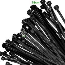 200 Uni. Cinta Abraçadeira Nylon 28cm X 4,8mm