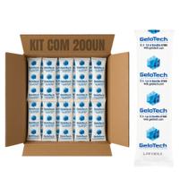 200 Unidades Gelo Flexível 45g Reutilizável Artificial 200 Unidades Gelo Flexível 45g Reutilizável Artificial