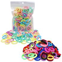 200 Unidades Xuxinha De Cabelo Rabicó Cores Pastel Neon Penteado Infantil 200 Unidades Xuxinha De Cabelo Rabicó Cores Pastel Neon Penteado Infantil