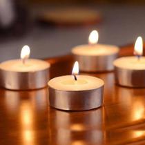 200 Velas Estilo Rechaud Com Suporte Em Alumínio