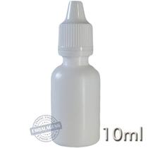 2000 Frasco Plástico 10ml Conta gotas Branco - Ref 14770 2000 Frasco Plástico 10ml Conta gotas Branco - Ref 14770