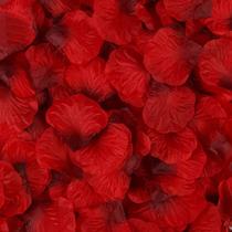 2000Pcs Pétalas de Rosa Sedosa para Centros de Casamento Decoração de Mesa de Recepção - Preto ponto vermelho escuro - Style1