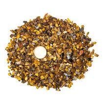 200g Olho de Tigre Rolado Pedra Natural Areia 3 a 8 mm Aprox