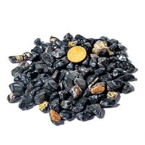 200g Ônix Preto Rolado Pedra Natural PP Aprox. 5 a 10mm 200g Ônix Preto Rolado Pedra Natural PP Aprox. 5 a 10mm
