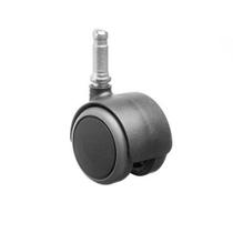 (200pçs) Rodizio 50mm Roda C/ Poliuretano Pu Anti Risco, Pino 10mm C/ Bucha De 1/2'' (13mm) P/ Cadeiras E Móveis Atacado