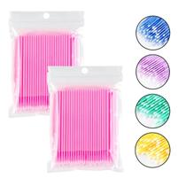 200Un Microbrush Cotonete Alongamento Fio A Fio Cílios Extensão 200Un Microbrush Cotonete Alongamento Fio A Fio Cílios Extensão