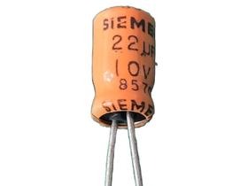 200x Capacitor Eletrolitico 22uf/10v 85º 4x7mm Siemens