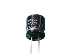 200x Capacitor Eletrolitico 22uf/35v 85º 6,3x7mm Elcon