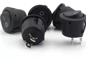 200x Chave Redonda Tic Tac Botão Liga Desliga On Off 200x Chave Redonda Tic Tac Botão Liga Desliga On Off