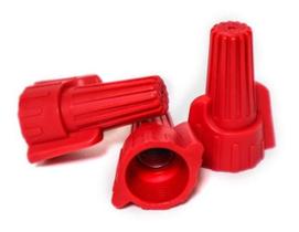 200X Conector Torção Emenda Fios Cabos Vermelho - Até 20Mm