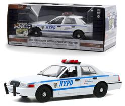 2011 Ford Crow Victoria Police Interceptor - Policia de Nova York NYPD - Hot Pursuit - 1/24 - Greenlight