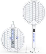 2022 Novo 3 em 1 Foldable Electric Fly Swatter, 2 Pés e Ha