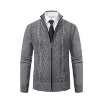 2023 outono e inverno novo cashmere acolchoado quente casual casaco de malha masculino 2023 outono e inverno novo cashmere acolchoado quente casual casaco de malha masculino