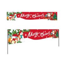 2024 Feliz Natal Ao Ar Livre Banner Decoração Para Casa Ornamento De Natal Navidad Natal Noel Kerst