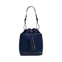 2024 outono/inverno novo denim mão conta bolsa de ombro moda lona balde saco 2024 outono/inverno novo denim mão conta bolsa de ombro moda lona balde saco