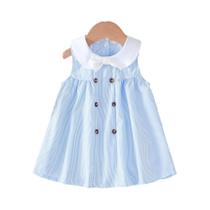 2025 verão novo vestido casual de cor sólida sem mangas abotoado 2025 verão novo vestido casual de cor sólida sem mangas abotoado