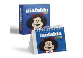 2026 calendario mafalda azul escritorio - un dia a la vista - con caja 2026 calendario mafalda azul escritorio - un dia a la vista - con caja