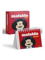 2026 calendario mafalda rojo escritorio - un dia a la vista - con caja