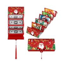 2026 Natal Papai Noel Árvore De Natal Envelope Dobrável Para Notas E Cartões Com 10 Compartimentos 2026 Natal Papai Noel Árvore De Natal Envelope Dobrável Para Notas E Cartões Com 10 Compartimentos