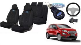 202Renove Sua EcoSport 2013-2021: Capas, Volante, Chaveiro - Aero Print