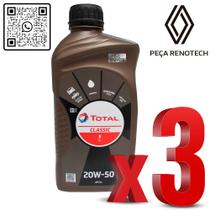 206661 - kit com 3 litros de óleo 20w50 sl - classic 5000 206661 - kit com 3 litros de óleo 20w50 sl - classic 5000