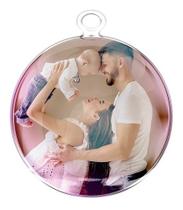 20bolinhas de natal personalizadas 6,5cm foto frente/verso 20bolinhas de natal personalizadas 6,5cm foto frente/verso