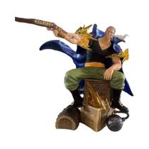 20cm One Piece Benn Beckman Posição Sentada Anime Figura Modelo Gk Estátua Decoração De Mesa