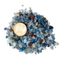 20g Quartzo Azul Rolado Pedra Natural Areia 3 a 8 mm