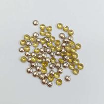 20g Tacha Dome Termocolante 4mm Rhinestone Hotfix para Unha Nail Pedrarias Strass Dome4-20g
